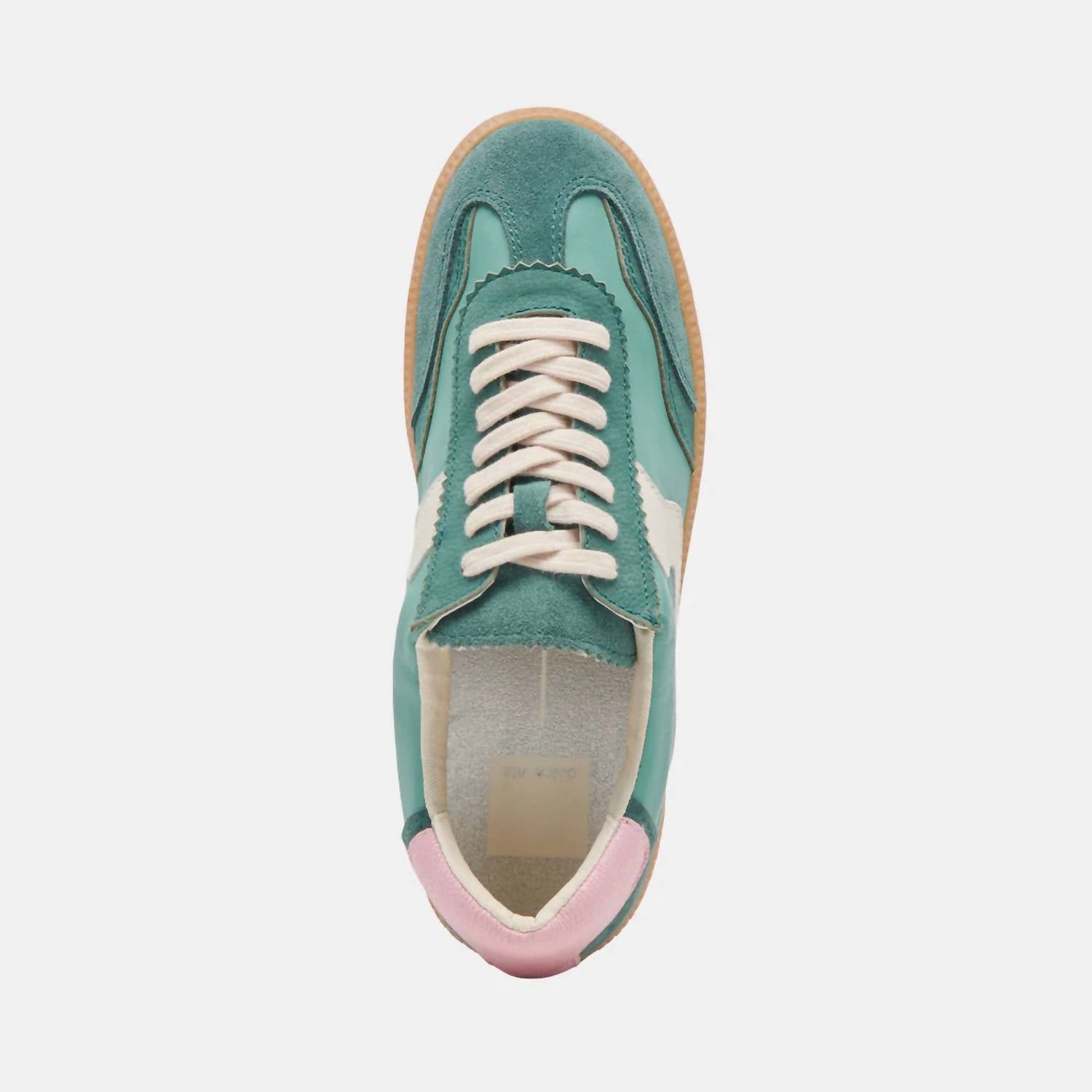 Dolce Vita Women's Notice Sneaker in green suede - women's sneaker - view 6