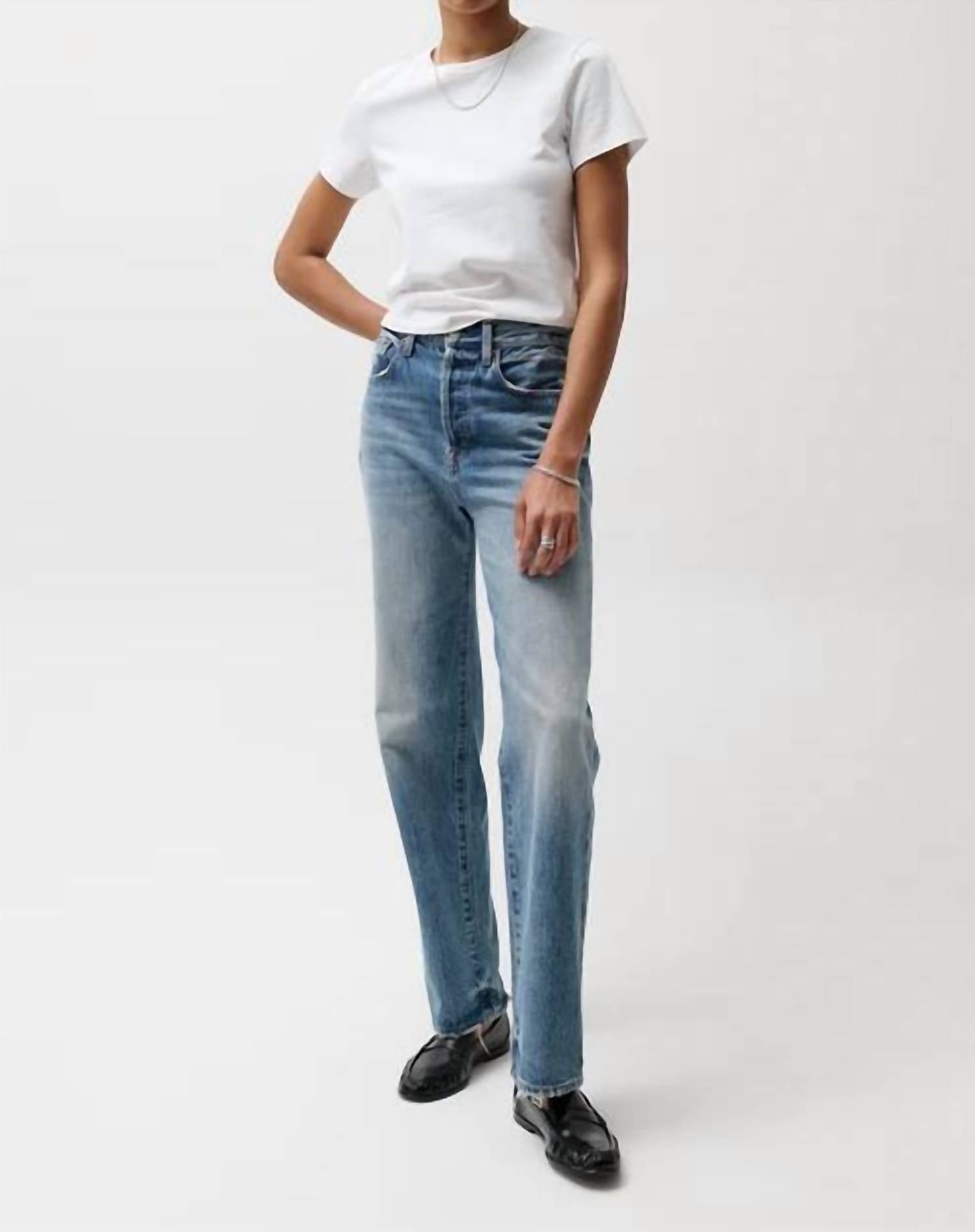 Pistola - Cassie Super High Rise Straight Jeans