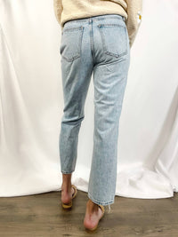 Pistola - Zuri Light Wash Straight Crop Jeans