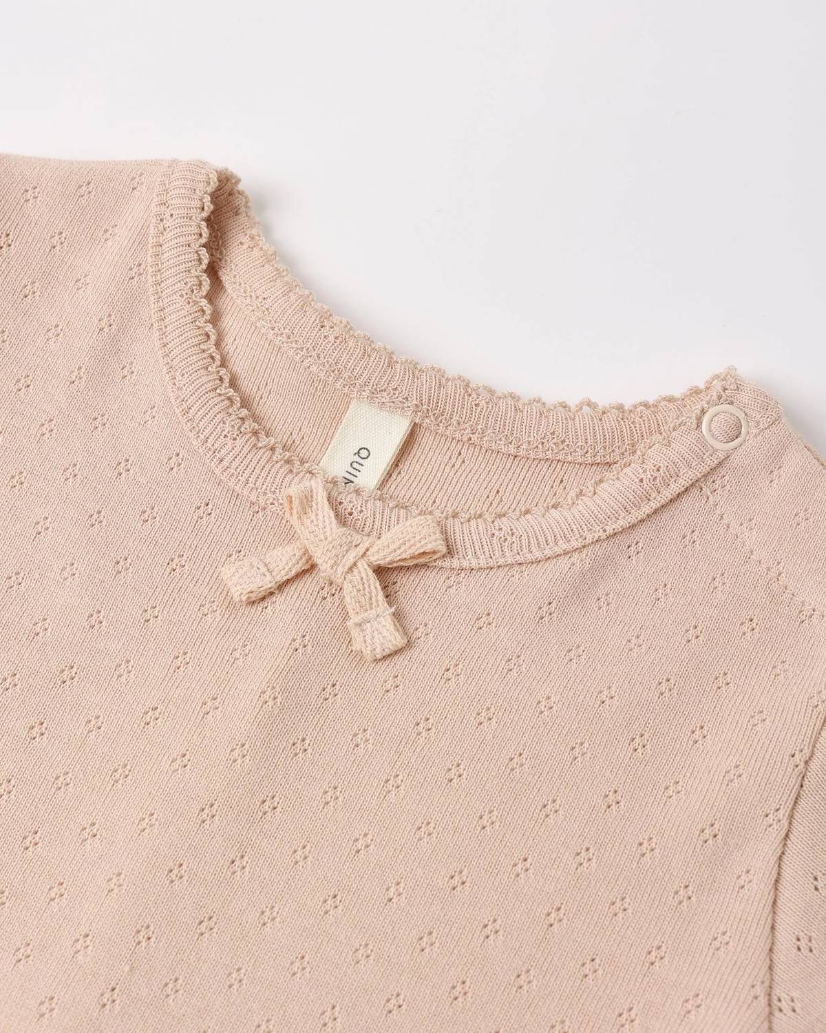 Quincy Mae - Girl's Pointelle Skirted Bodysuit