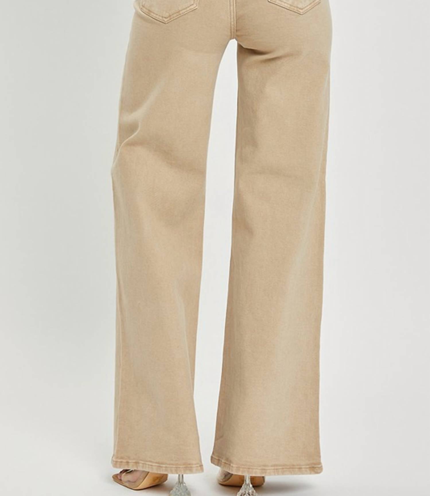 Risen - High Rise Tummy Control Wide Pants