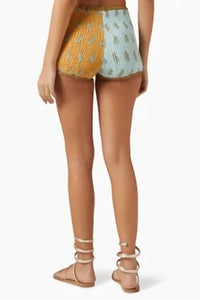 Boteh - Lucent Shirred Hotpant Short