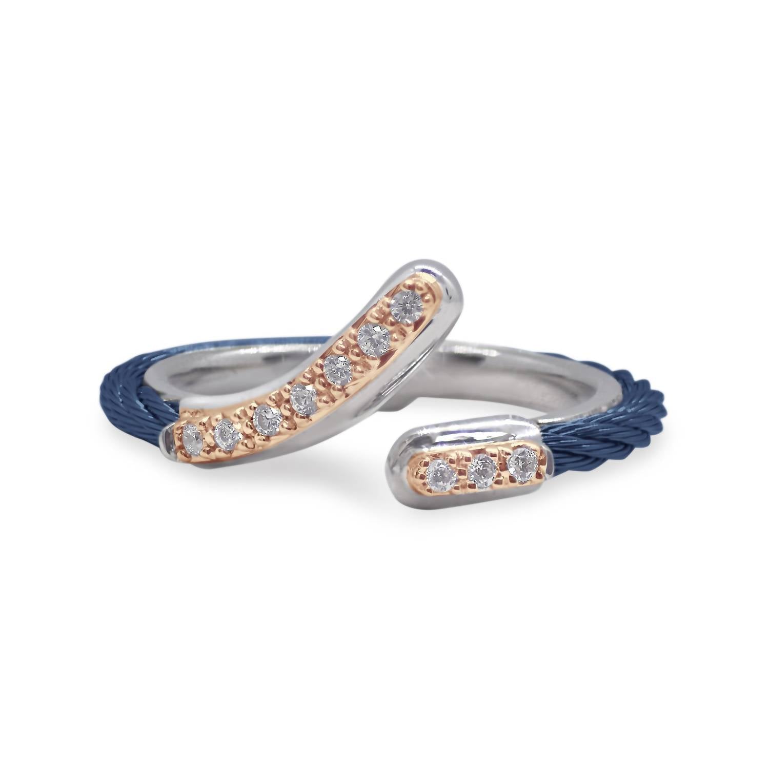 DISC Women's Passback Ring in blueberry - women's jewelry