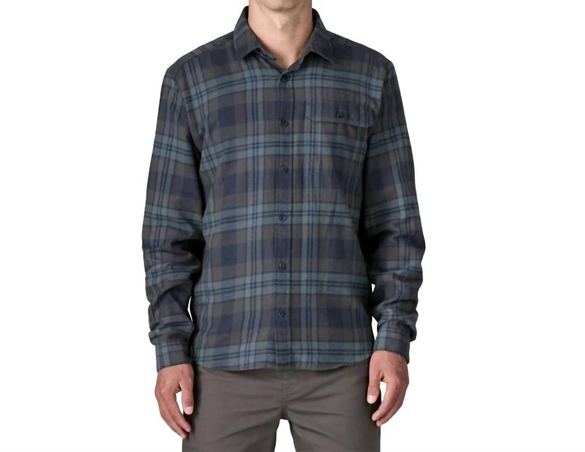 Patagonia - Long-Sleeved Lightweight Fjord Flannel Shirt