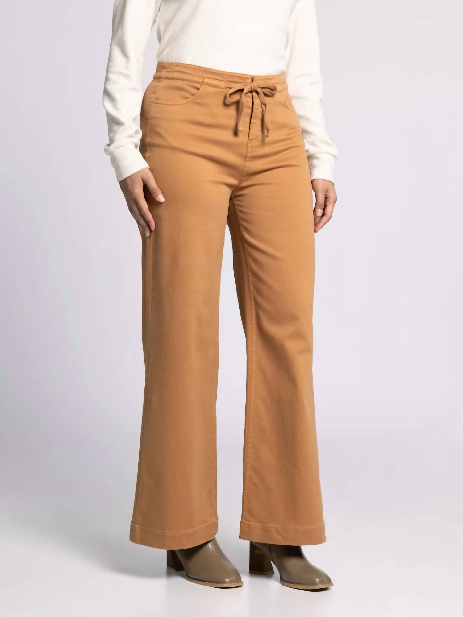 Thread & Supply Norka Pant in faded russet - women's pants - detail view