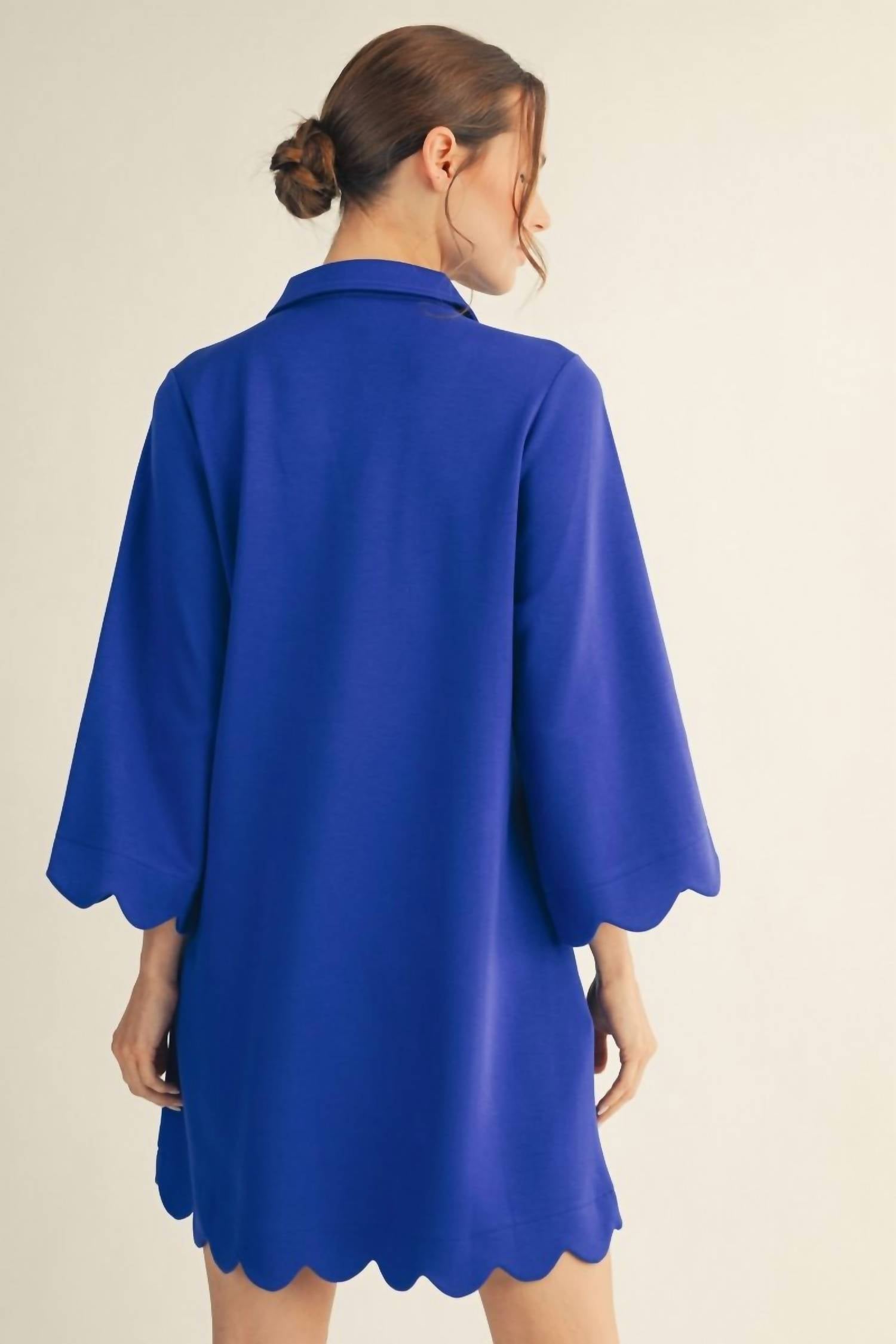Jodifl Come My Way Dress in royal - women's dress - alternate view