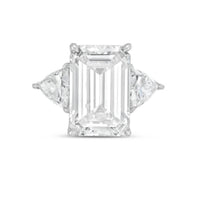 Diana M Jewels - Women's Emerald & Trillion Lab-Grown Diamond Jewelry (2.00 Ct) - Classic