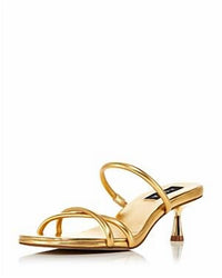 Aqua - Women's Jamie Slip On Strappy High Heel Sandals