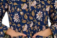 Just Darviny - Long Sleeve Floral Short Jacket