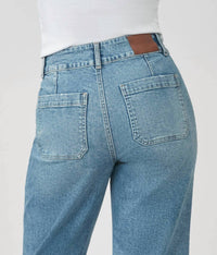 Lola Denim - High Rise Wide Leg Jeans
