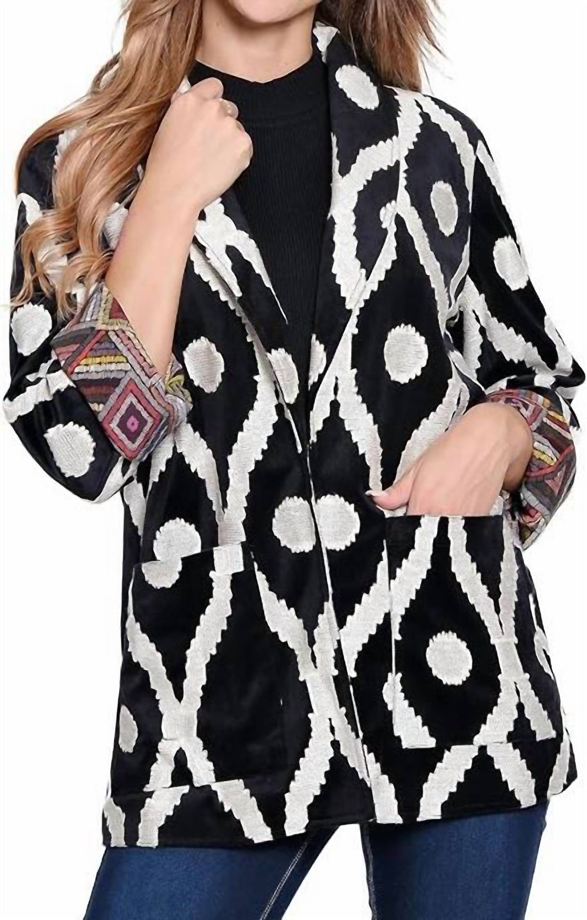 John Mark - Tapestry Oversized Jacket