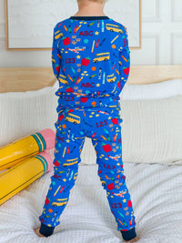 Rufflebutts - Kids School House Long Sleeve Pajama Set