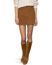 Sanctuary Briar Corduroy Mini Skirt in bronze - women's skirt