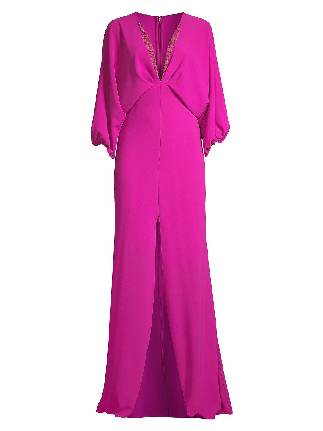 SACHIN & BABI Gabby Plunging Gown in magneta - women's dress - view 4