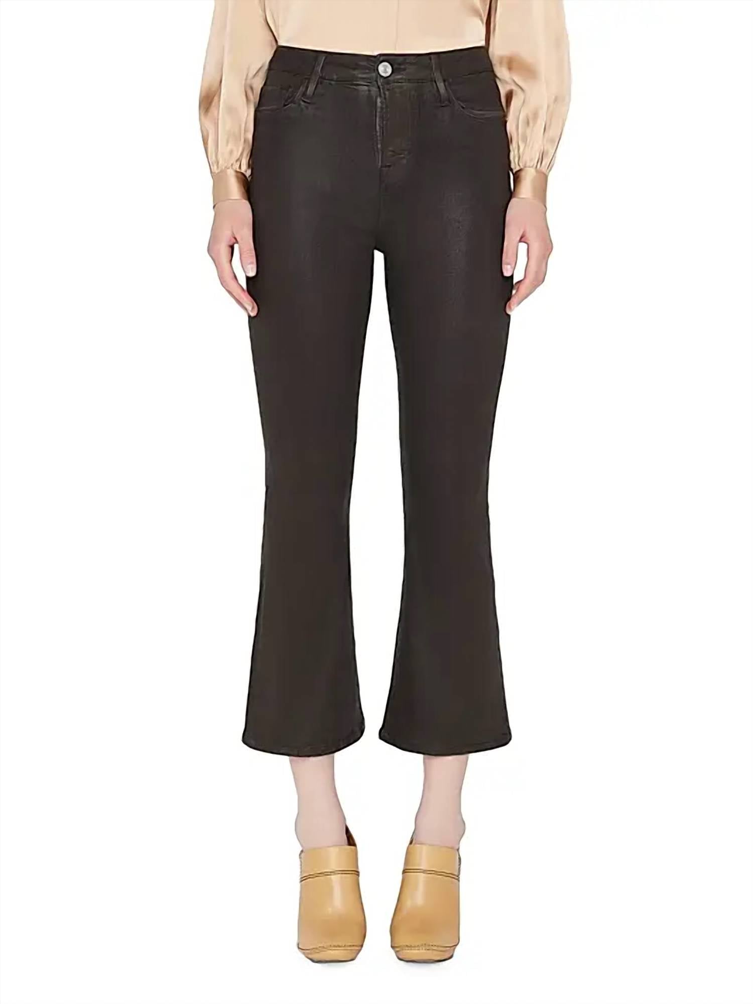 Frame - Le Crop Wax Flare Jeans