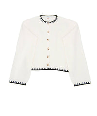 8Apart - Reed Stitch Collar Cardigan