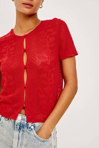 Rails - Women's Nina Sheer Netted Lace Top
