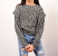 Central Park West - Girls Lucky Novelty Yarn Pullover
