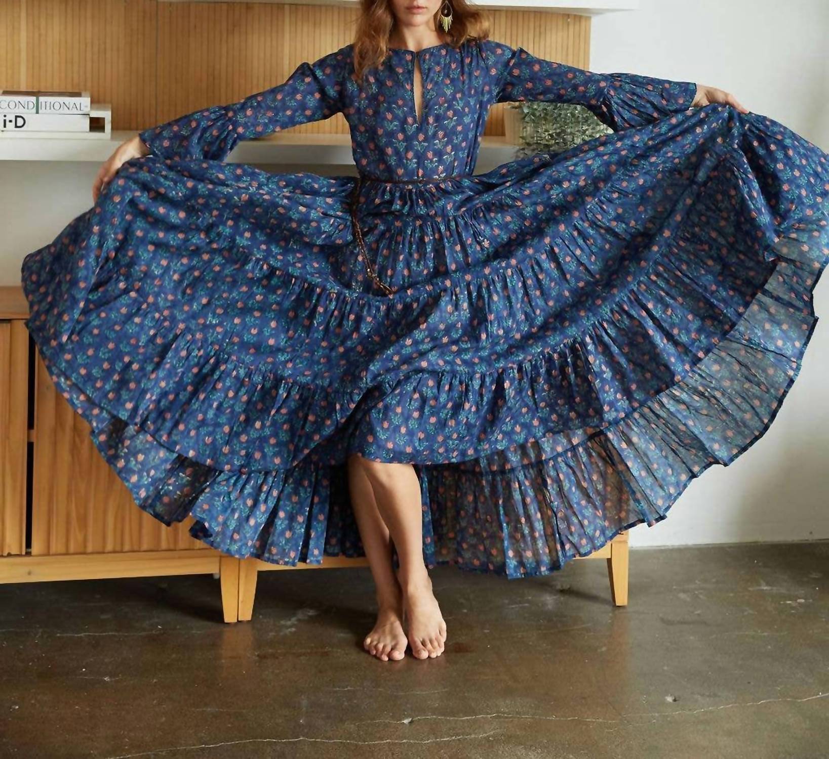 The Fox And The Mermaid - Block Printed Dress