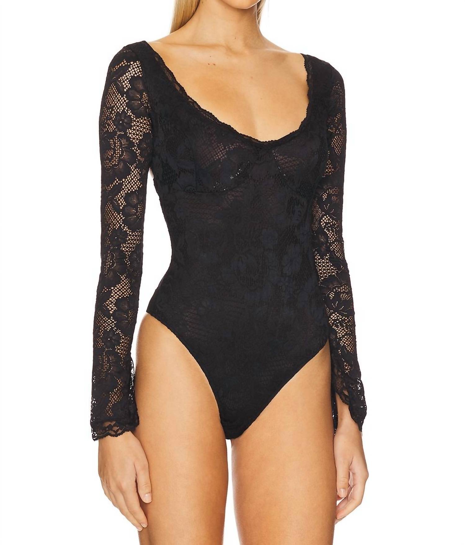 Free People - Perfectly Fine Long Sleeve Bodysuit