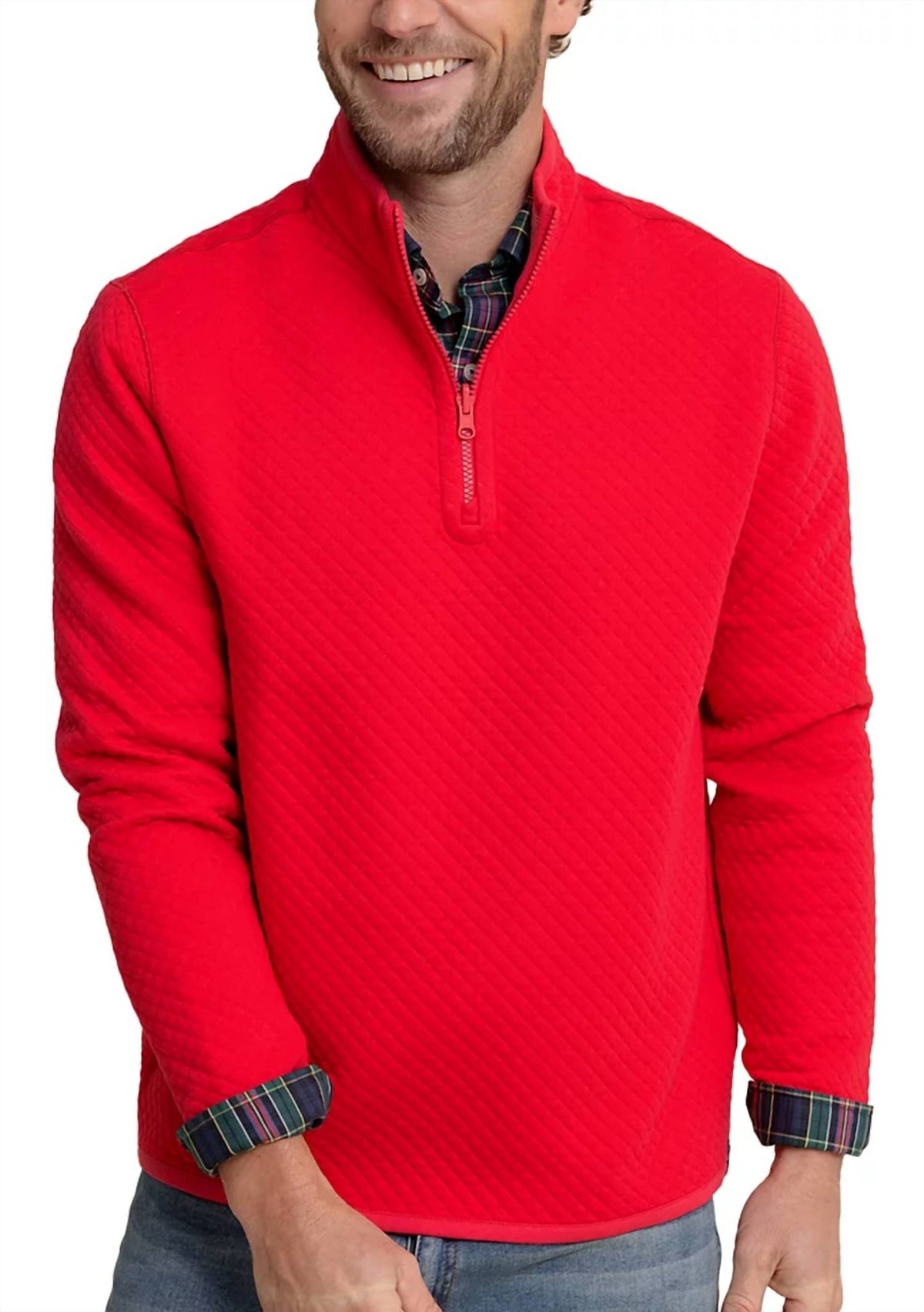 Southern Tide - Oak Island Reversible Quarter Zip Sweater