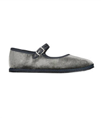 Vibi Venezia - Women's Mary Jane Silk Velvet Shoe