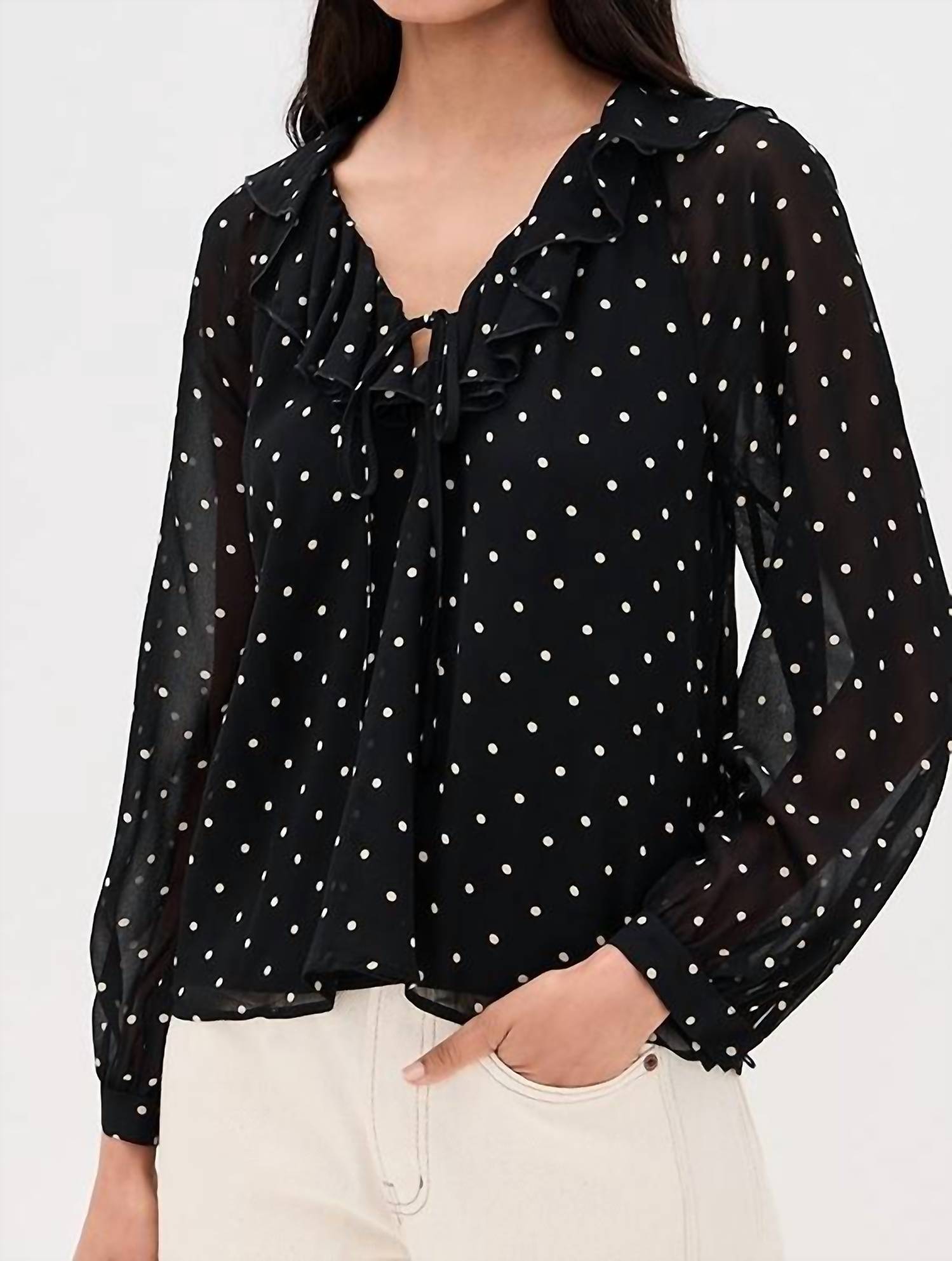 Rails - Honora Ruffled Neck Top