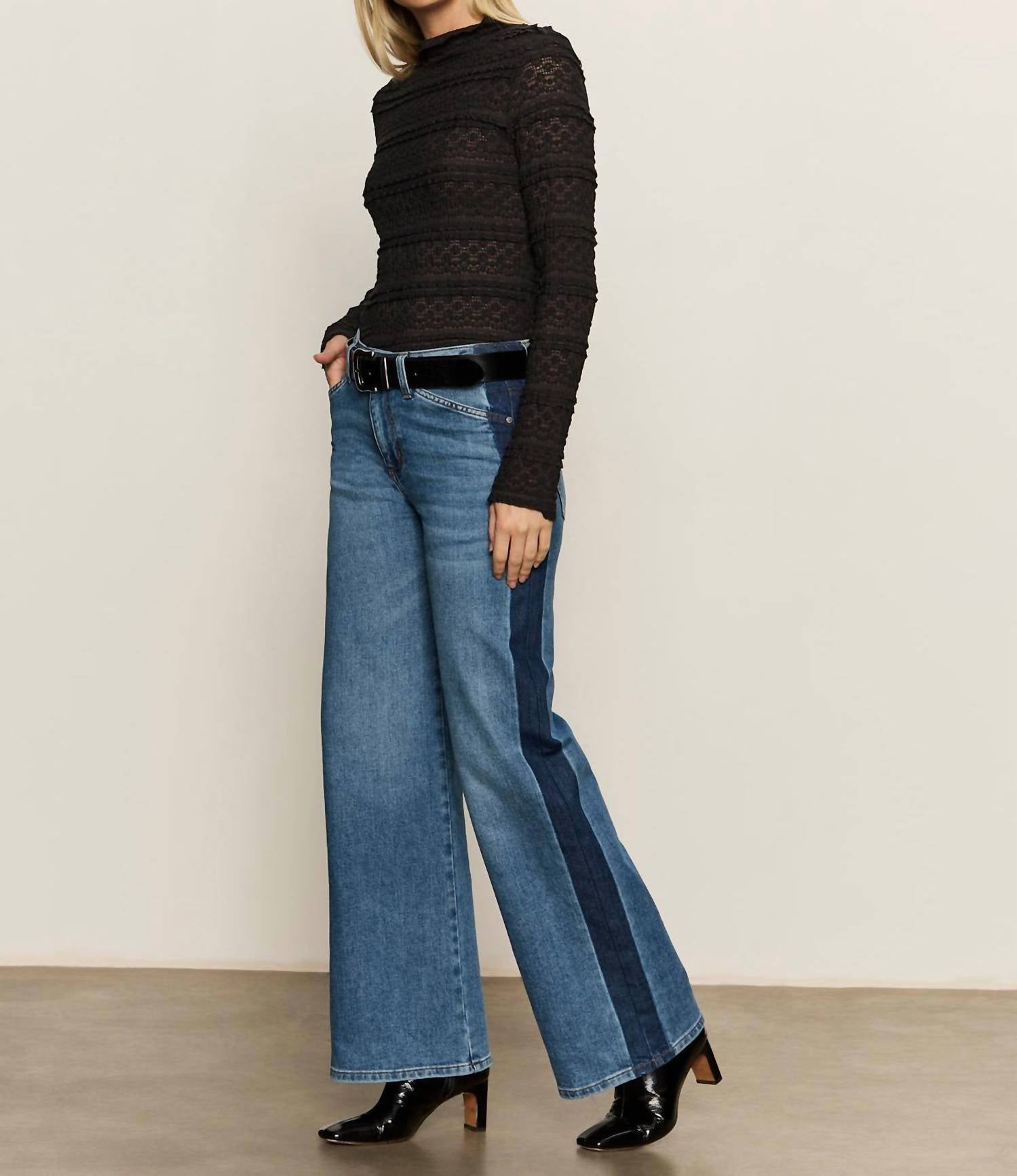 Sanctuary - Tuxedo Relaxed Straight Jean