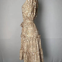 Mark & James By Badgley Mischka - Macie Tiered Midi Dress