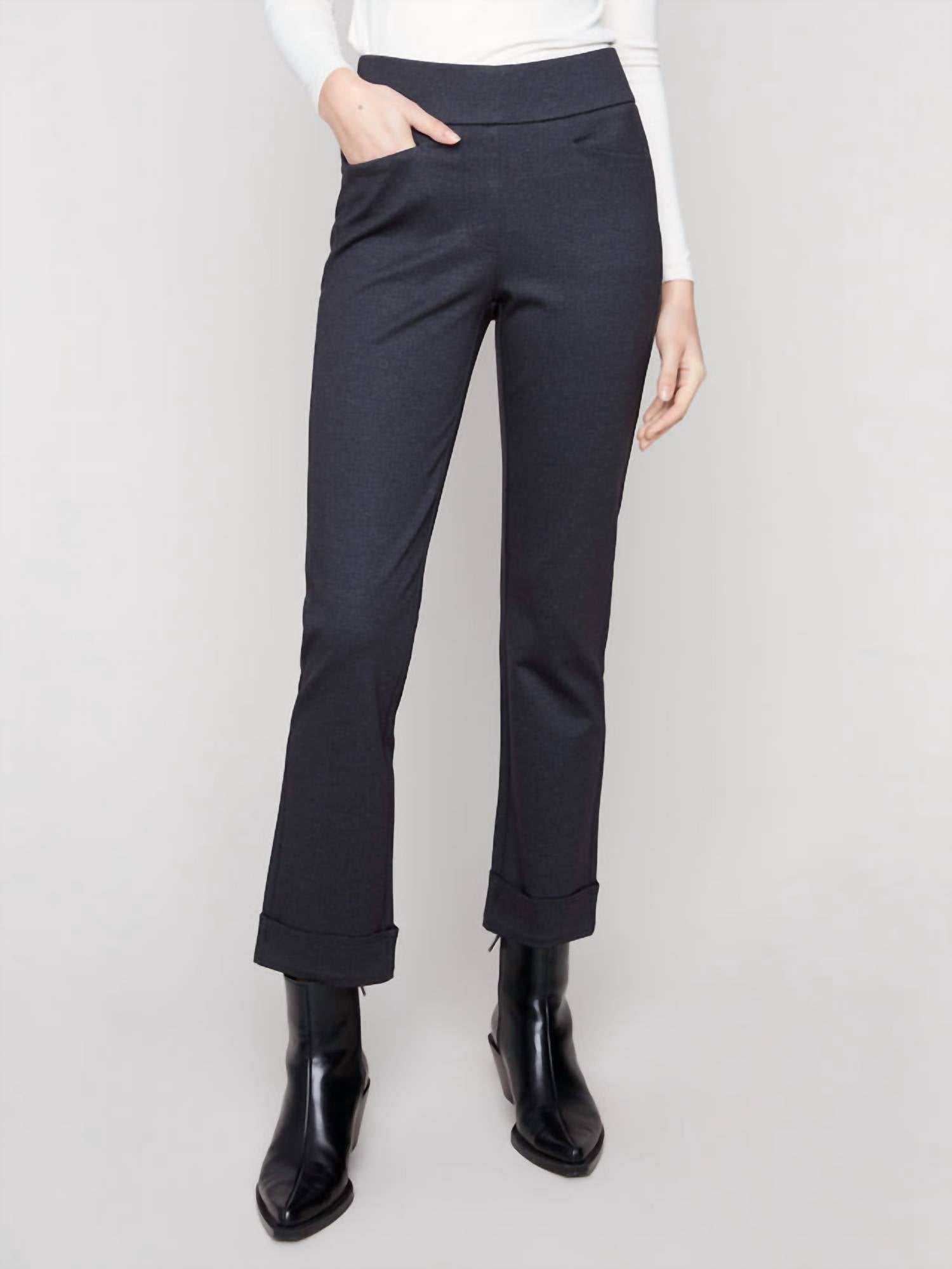 Charlie B - Cuffed Ponte Pants