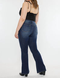 Kancan - Caity Denim Flare Jeans - Curvy