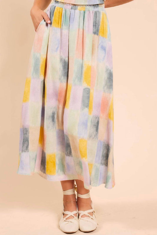 Sadie & Sage - Petrichor Midi Skirt