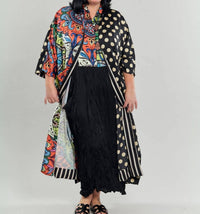 Alembika - Paisley Bib Crinkle Maxi Dress