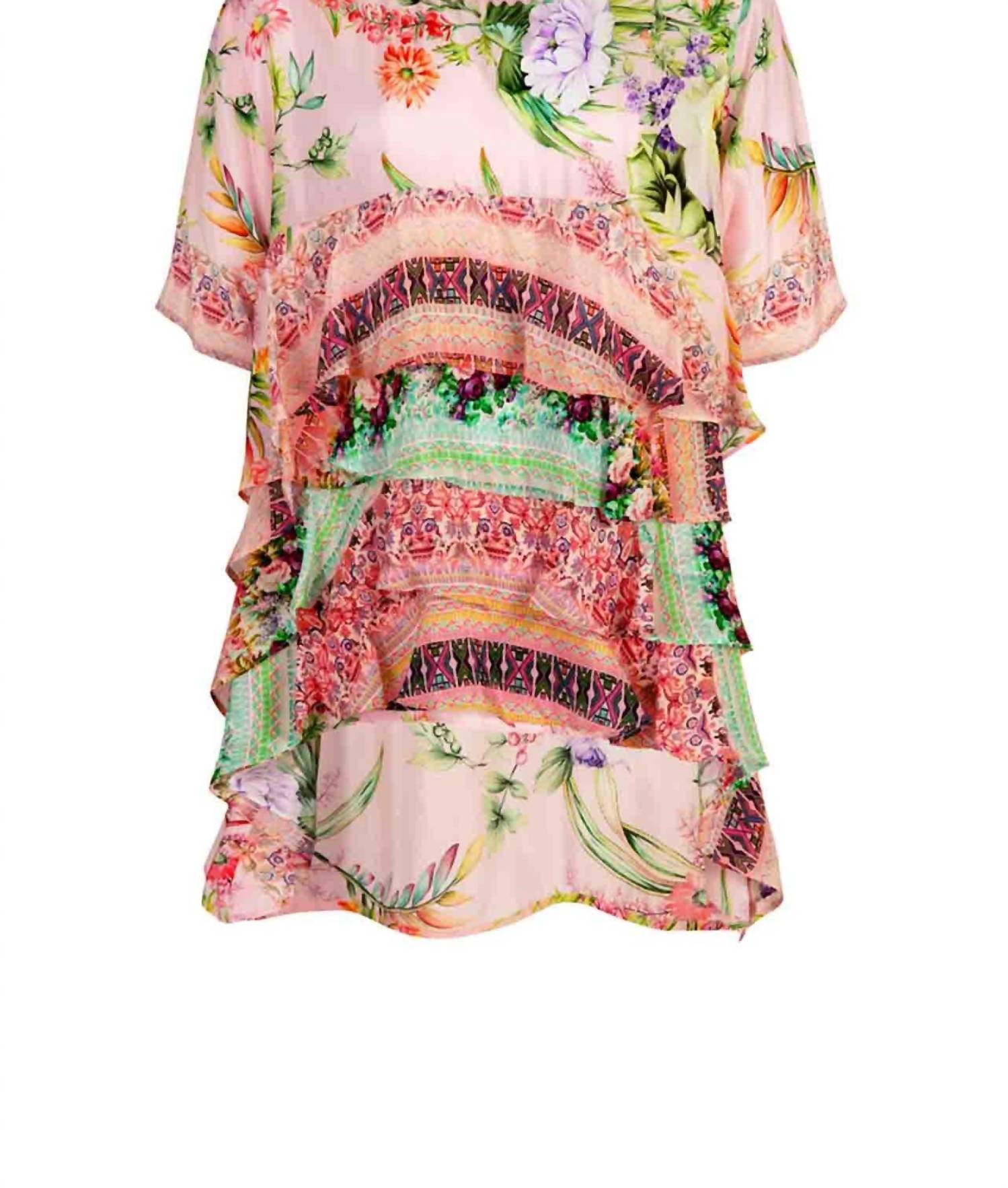 Curate - Tiered Floral Blouse