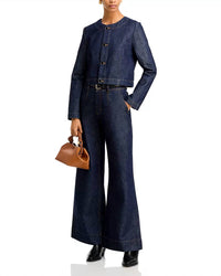 Derek Lam 10 Crosby - Millie High Rise Wide Leg Denim Jeans