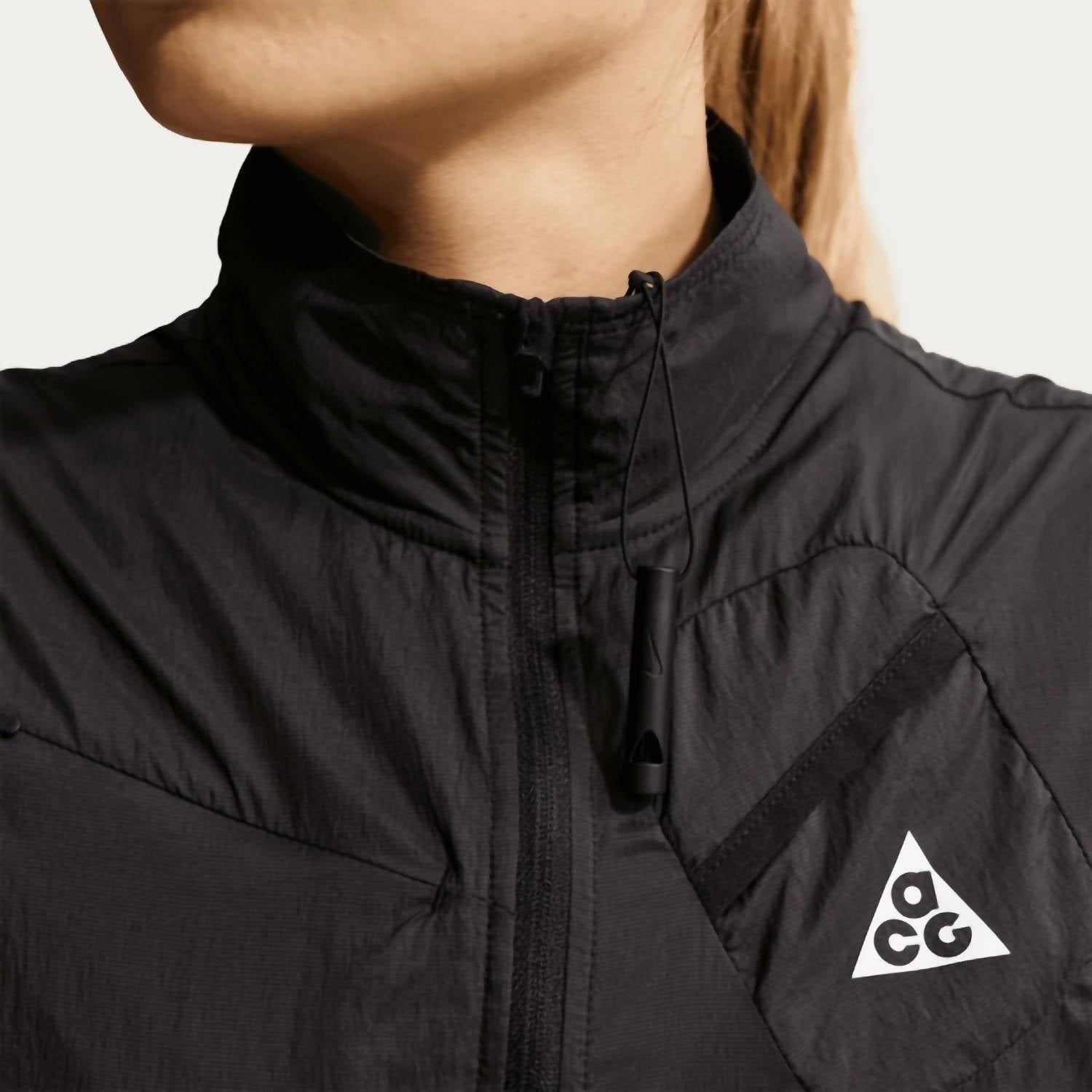 NIKE Acg Gilet Vest in black summit white - women's jacket - view 4