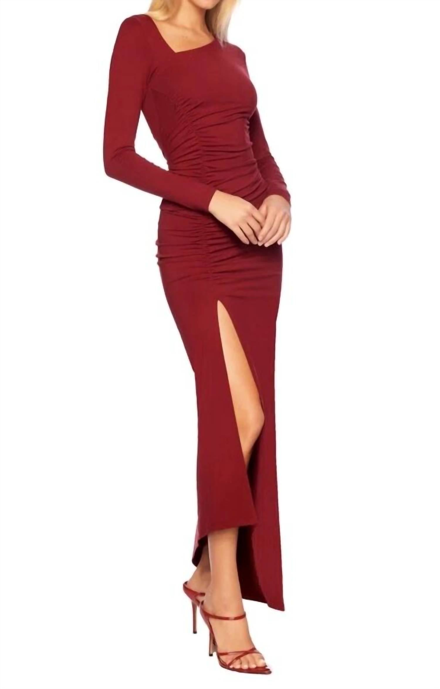 Susana Monaco - Side Gather Slit Dress