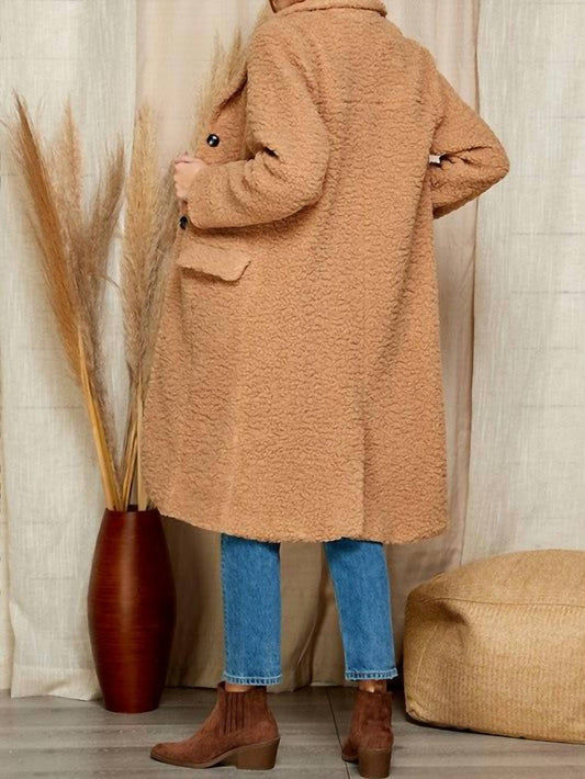 Sweet Lemon - Women's Warm Hug Teddy Coat