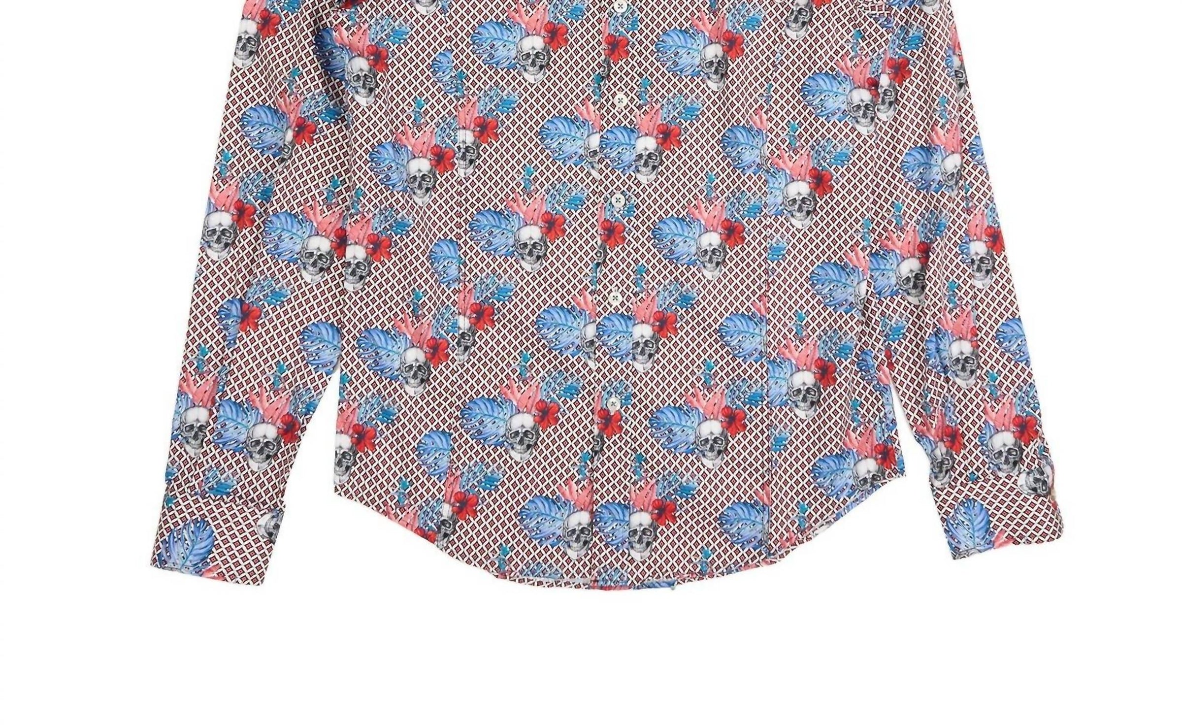 Eight X - Hibiscus Haunt Button Down Shirt