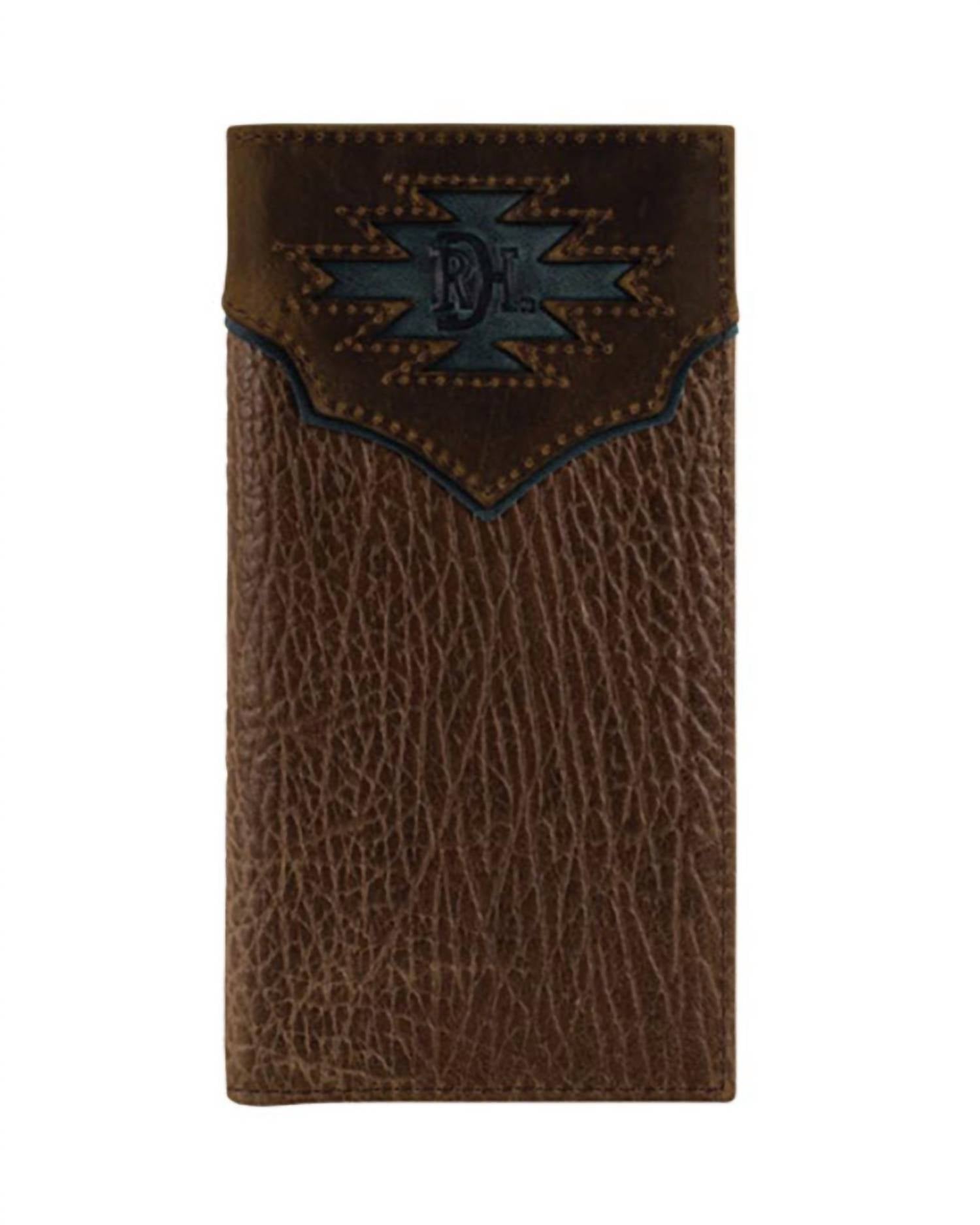 Red Dirt Hat Company - Men's Genuine Leather Yoke Inlay Rodeo Wallet