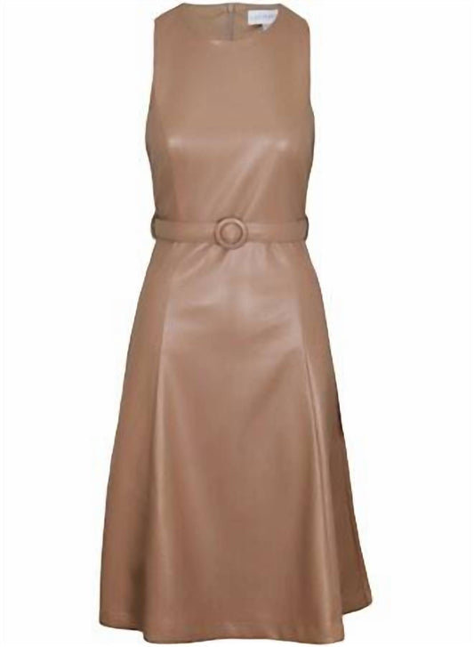 Lucy Paris - Aimee Racerback Leather Dress