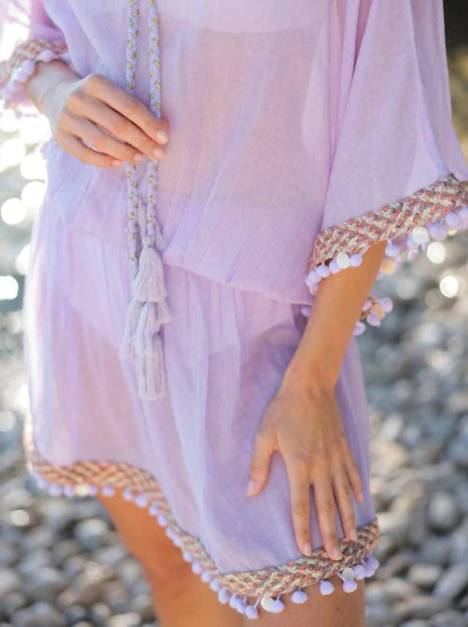 Shiraleah - Dede Lightweight Tassel Fringe Swimsuit Cover Up