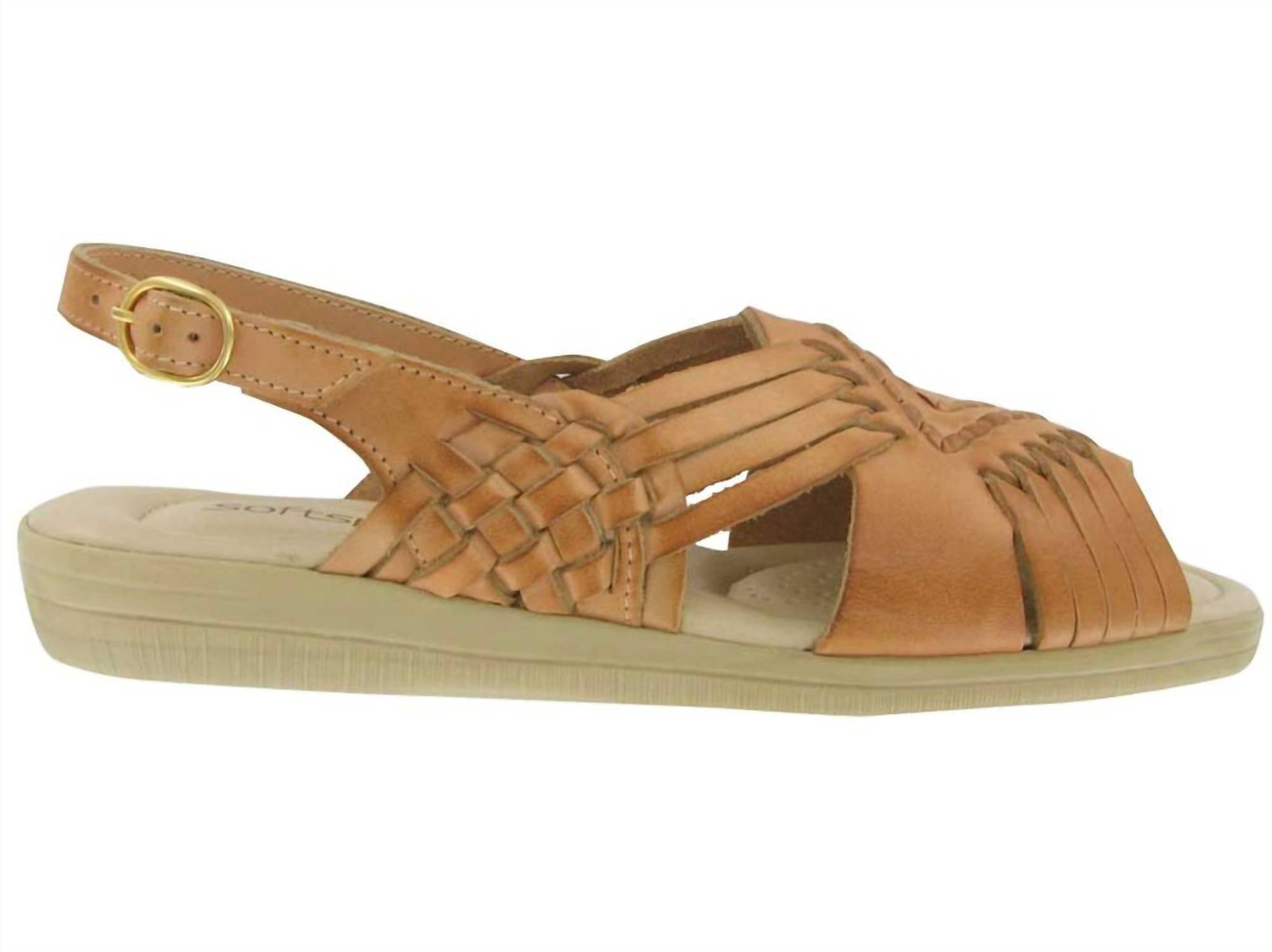 Softspots Women's Tela Slingback Sandals in natural - women's sandal - detail view