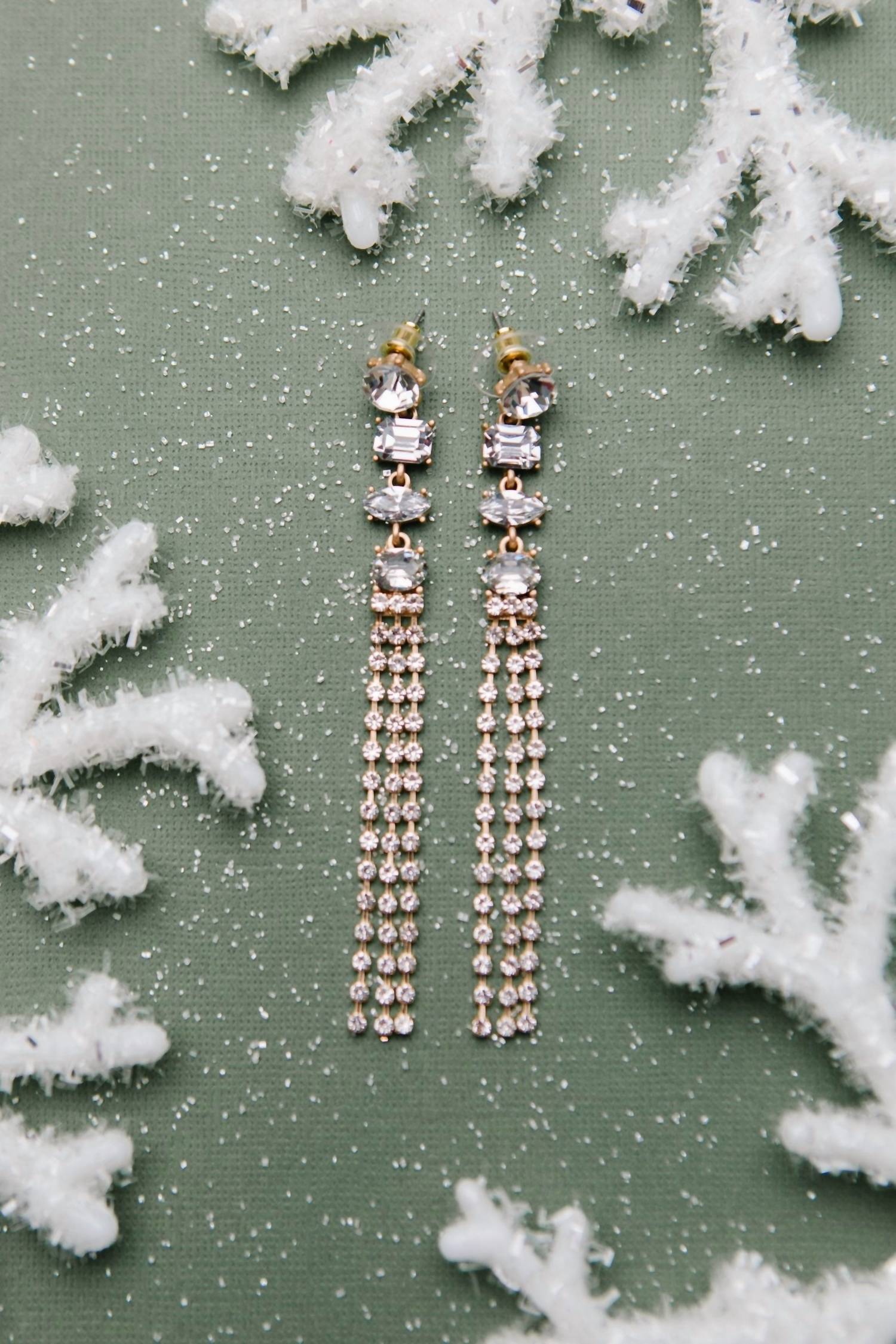 White Label - Women's Tiered Tassel Drop Earrings