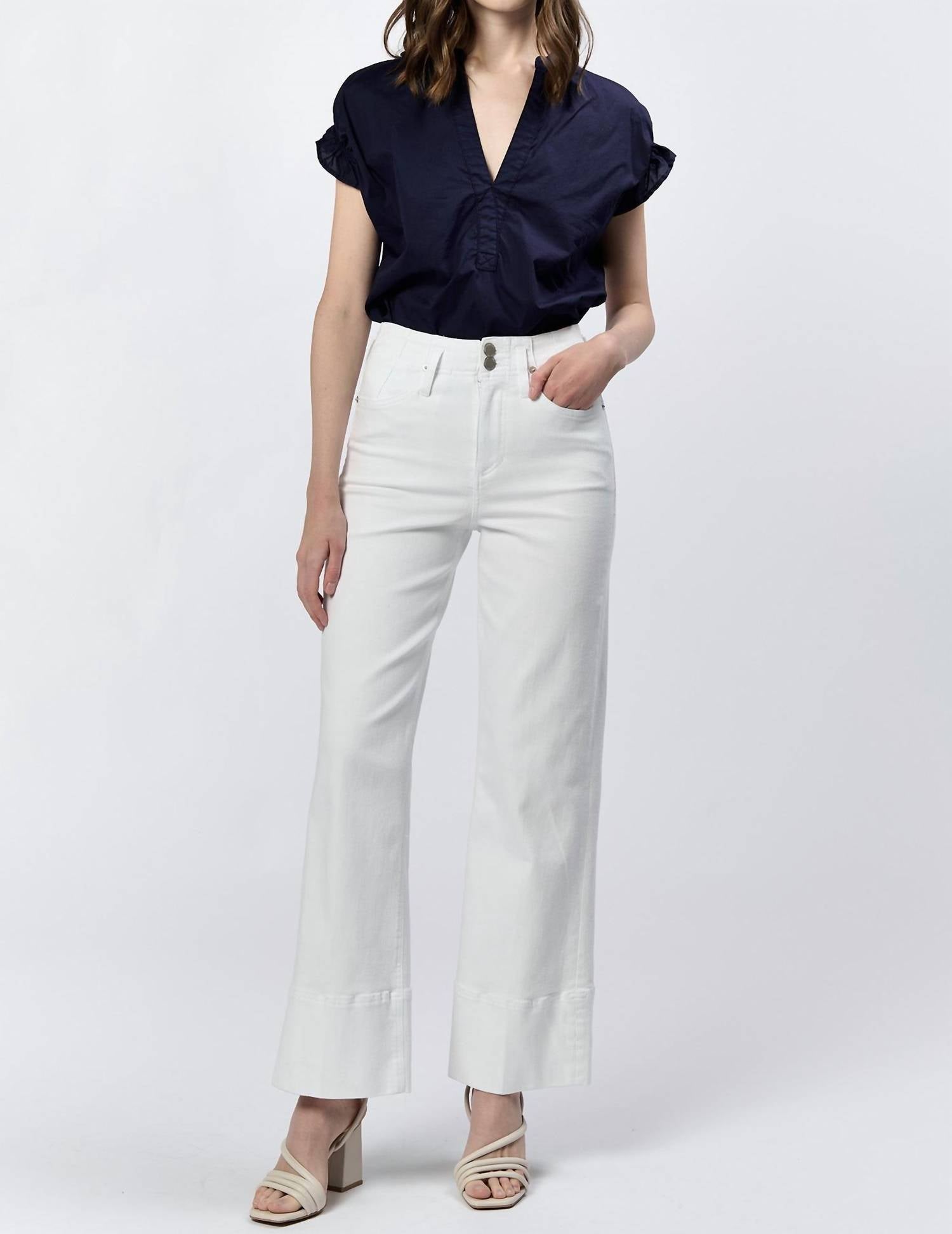 Dear John Denim - Holly High Rise Wide Hem Straight Jeans