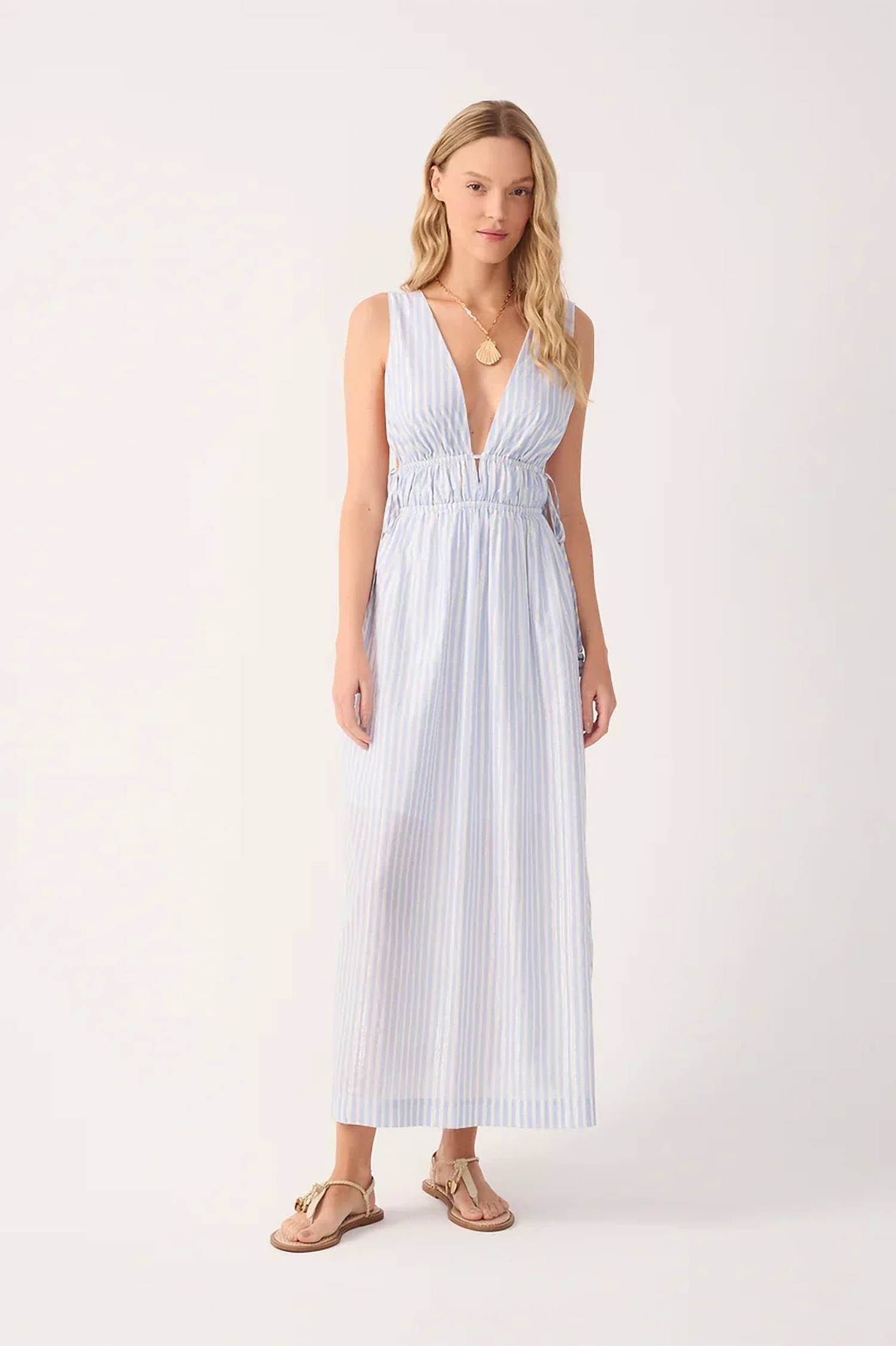 Dress To - Lurex V-neck Dress