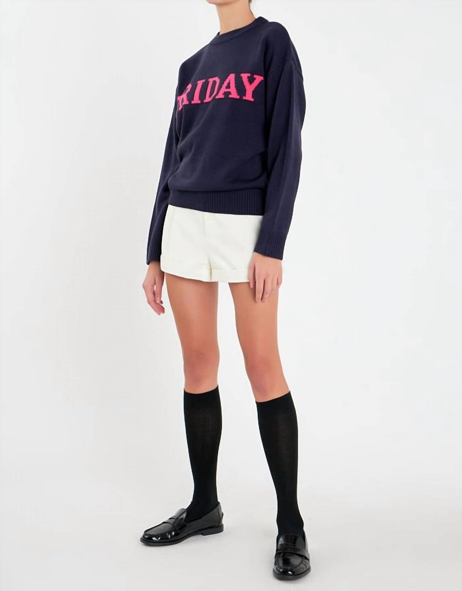 English Factory - Days Of The Week Sweater
