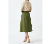 Exquise - Women's Burnice Midi Skirt