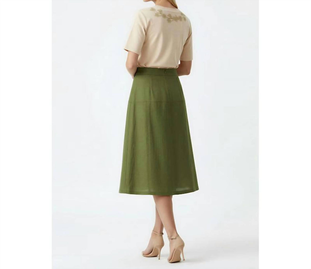 Exquise - Women's Burnice Midi Skirt