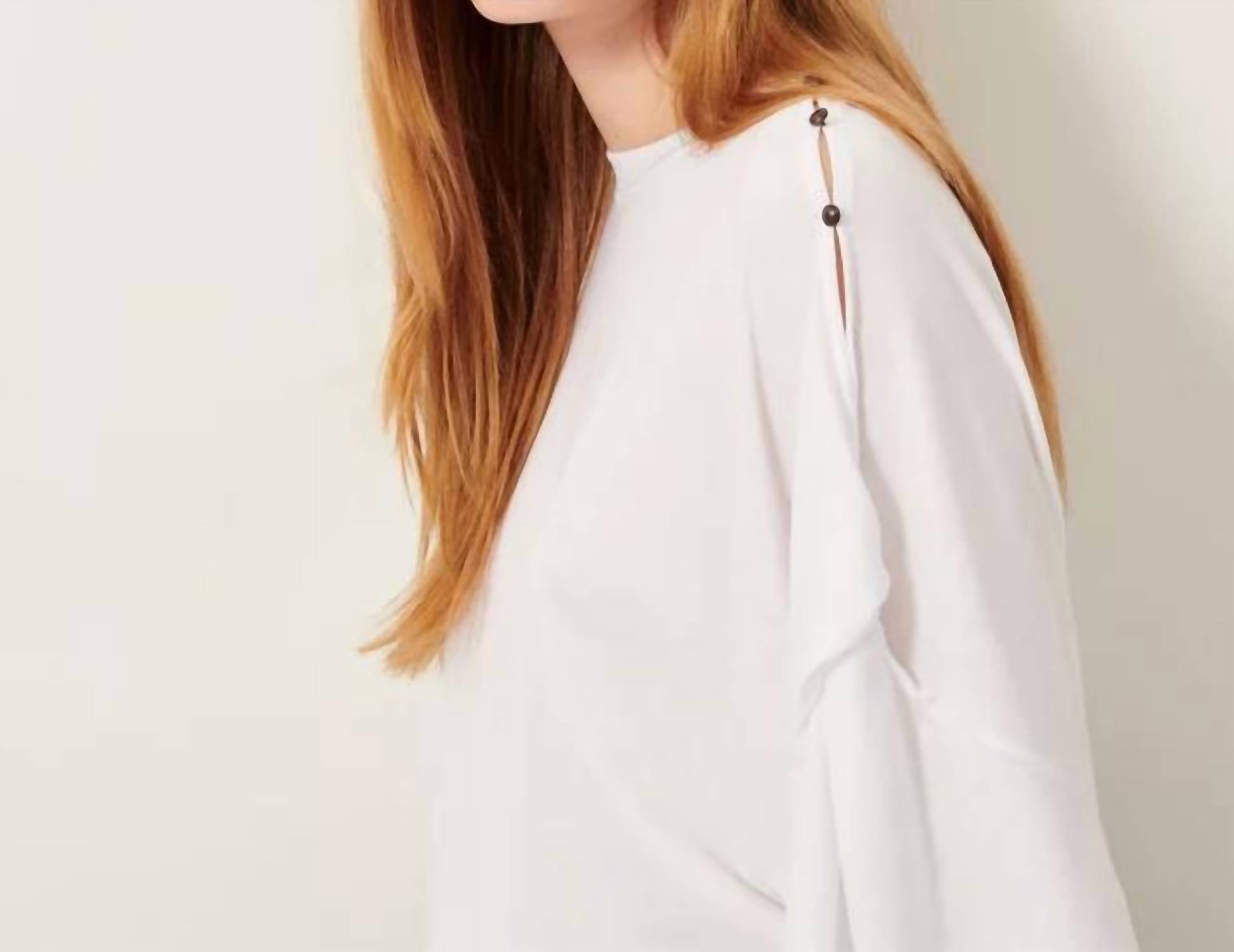 Sessun - Summer Night T-shirt With Knot Sleeves